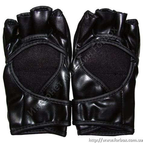 Перчатки для Смешанных единоборств ММА Everlast кожзам (BO-3207, черные ...