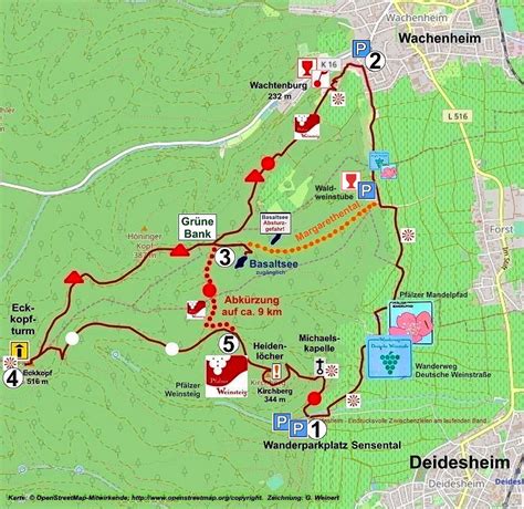 Wachenheim Deidesheim Verk Rzte Tour Wanderung Outdooractive