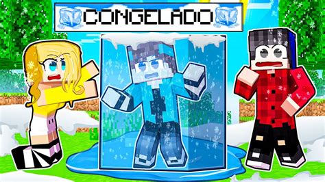 Goten Foi Congelado No Minecraft Youtube