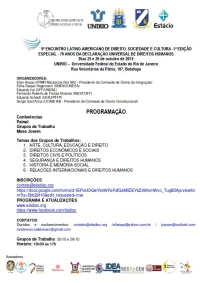 9 Encontro Latino Americano de Direito Sociedade e Cultura 1ª edição