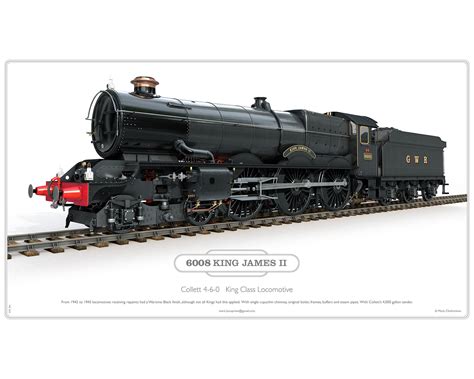 Gwr King Class Steam Locomotive Etsy