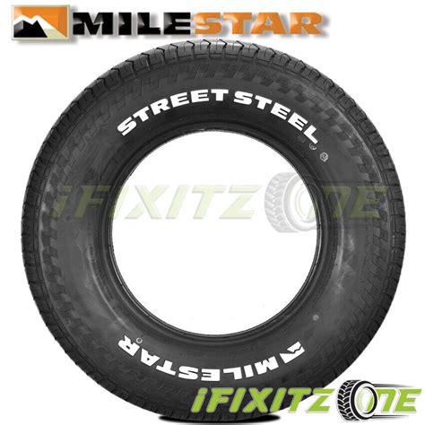 2 Milestar Streetsteel P295 50R15 105S SL RWL All Season High