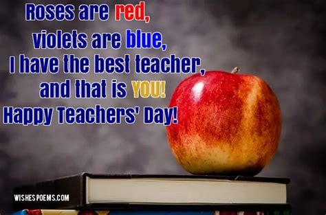 100 Happy Teachers' Day Wishes, Images, Quotes, Poems & Messages