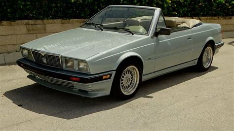 Maserati Biturbo Convertible Spyder Rare Car To Find Runs And