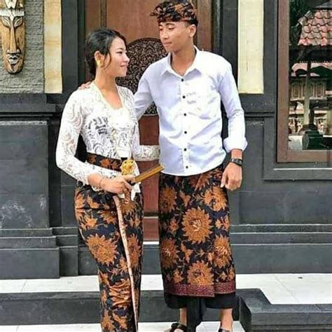 Baju Adat Bali Couple Desain Baju Pengantin Pesta Dan Kondangan