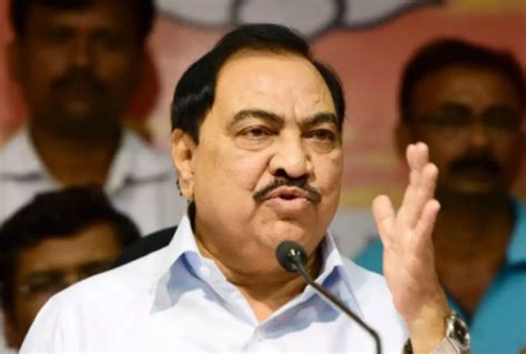 Former Maharashtra Bjp Leader Eknath Khadse Joins Ncp