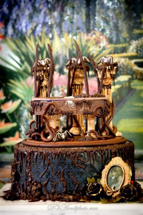 Haunted Mansion Cake Halloween Wedding Cakes Disney Wedding Cake