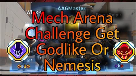 Mech Arena Let S Complete The Challenge Of Godlike Or Nemesis YouTube