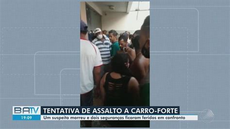 Tentativa De Assalto A Carro Forte Termina Um Suspeito Morto E