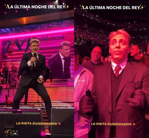 Tras décadas peleados Cristian Castro fue a ver a Luis Miguel en su