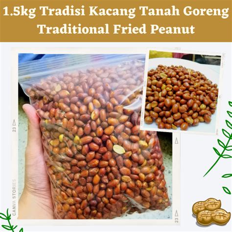 Harga Borong Kg Kacang Tanah Goreng Tanpa Garam Kg No Salt