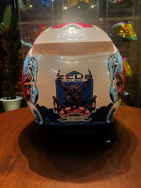 Original Zeus Helmet ZS 609 Open Face Helmet Auto Accessories On Carousell