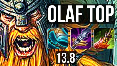 Olaf Vs Kennen Top 10 1 2 7 Solo Kills 700 Games Legendary Kr