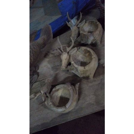 Jual Asbak Patung Rusa Kayu Suar Uk Diameter Cm Shopee Indonesia