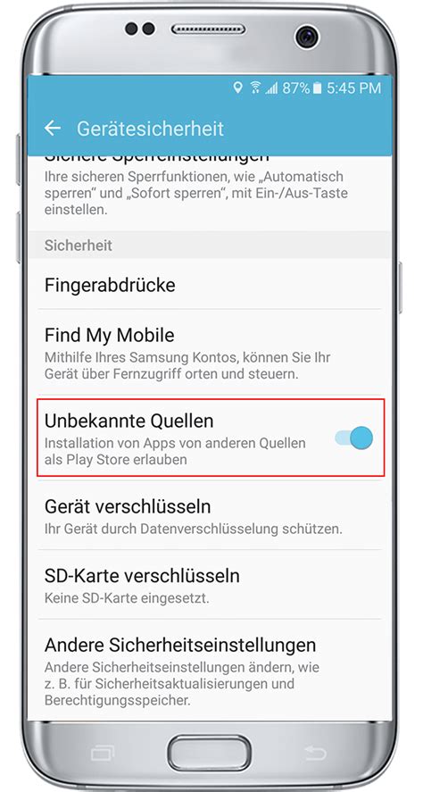 How To Enable App Installation From Unknown Sources On Android Devices