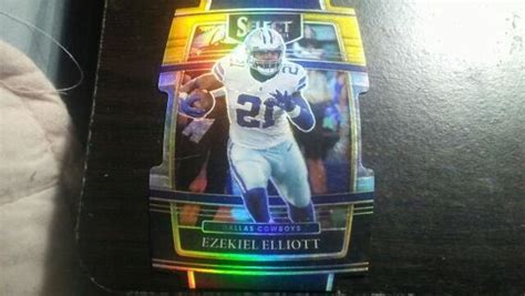 Free 2021 Panini Select Prizm Die Cut Ezekiel Elliott Dallas Cowboys