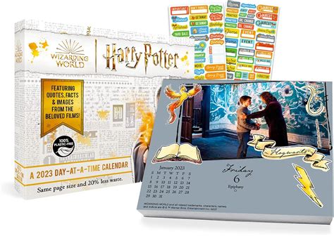 Harry Potter Calendario 2023 paquete de edición en caja calendario de