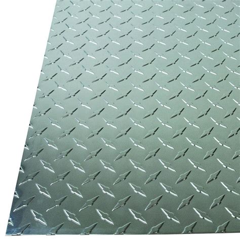 M D Building Products 36 In X 36 In X 0 025 In Diamond Tread Silver