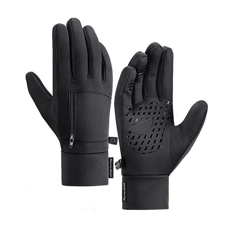 Luvas De Inverno Masculinas Impermeáveis Térmicas touch screen E