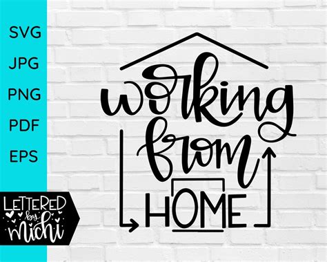 Working From Home Sign Etsy