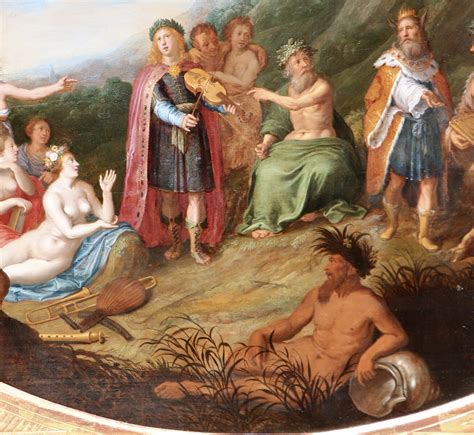 The Musical Contest Between Pan And Apollo Nieulandt Adriaen Van