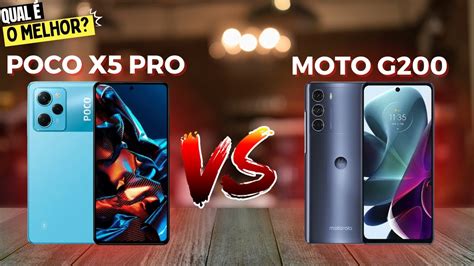 Poco X5 Pro 5g Vs Moto G200 5g Comparativo Youtube