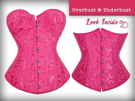 Hot Pink Corset Etsy