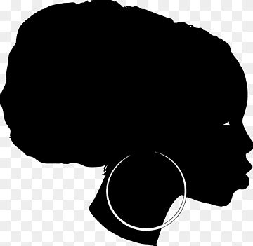 Mulher Turbante Cabe A Perfil Penteado Menina Afro Africano