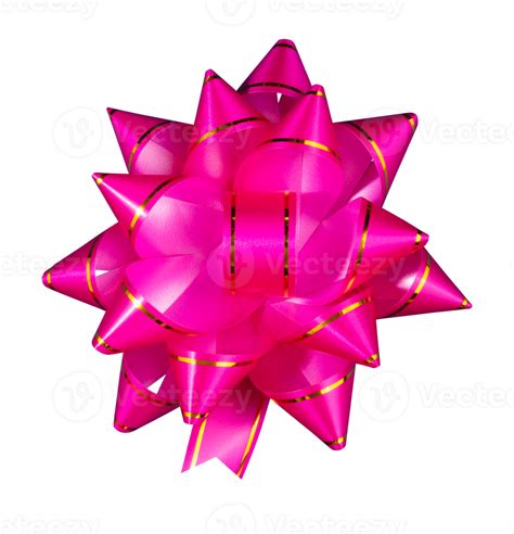 pink tied bow ribbon isolated element 32899092 PNG