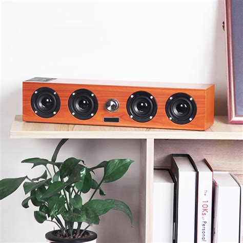 Houten Portable20W Draadloze Bluetooth Speaker Ste Grandado