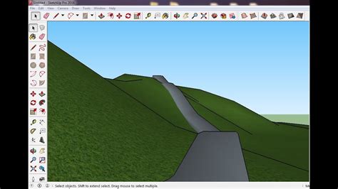 SketchUp How To Make The Road On Terrain Without Plugins YouTube