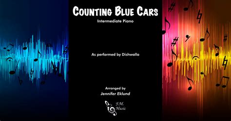 Counting Blue Cars (Intermediate Piano) By Dishwalla - F.M. Sheet Music ...