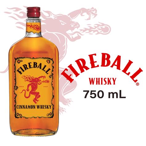 Fireball Cinnamon Whiskey 750ml Bottle 33 Alcohol