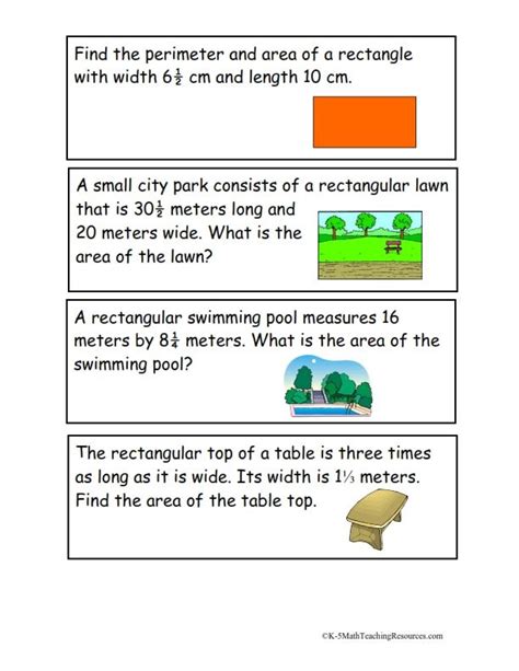 Area Perimeter Word Problems