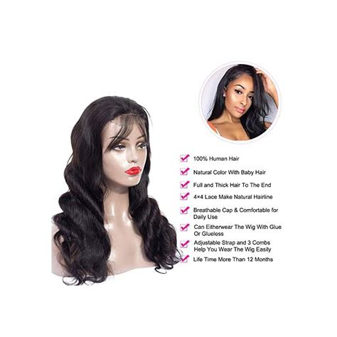 Gabrielle 20 Inch Body Wave Lace Front Wigs Human Hair 4x4 Body Wave Frontal Wigs Human Hair Pre