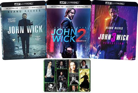 Amazon John Wick Chapters 1 3 Complete 4K Ultra Keanu Reeves