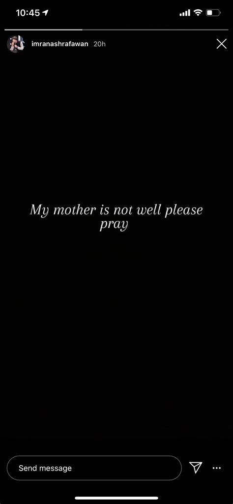 Imran Ashraf Requests Prayers For Mother