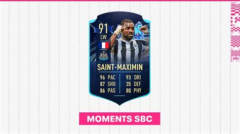 Fifa Sbc Allan Saint Maximin Tots Moments Cheapest Solutions And