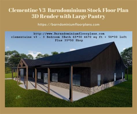 Clementine 50x100 Barndominium Floor Plan Barndominium Floor Plans Barndominium Floor Plans