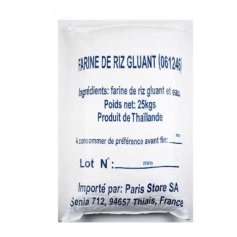 Farine De Riz Gluant 25kg Cdiscount Au Quotidien