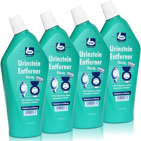 4x Dr Becher Urinstein Entferner flüssig 750 ml eBay