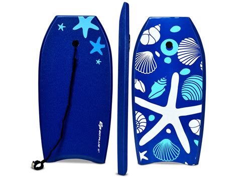 Giantex Planche De Bodyboard Surf Avec Sangle De Cm Et Dessin