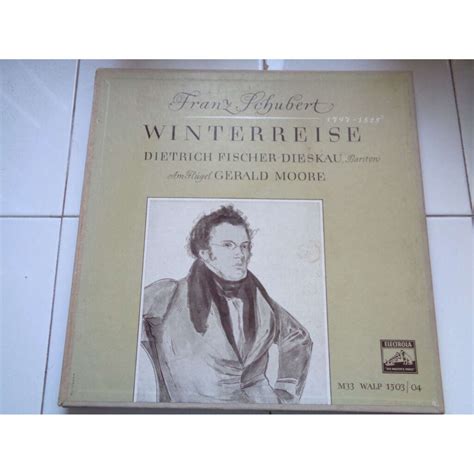 Schubert Die Winterreise Le Voyage Dhiver Set 2 Lp Box Mono