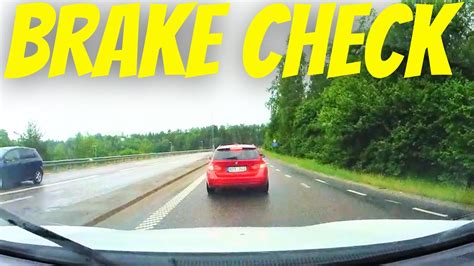 Road Rage Bad Drivers Hit And Run Brake Check Instant Karma Dashcam