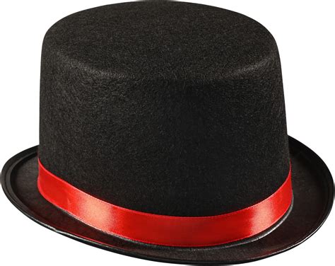 Adorox Sleek 5 Tall Felt Black Top Hat Halloween Fancy