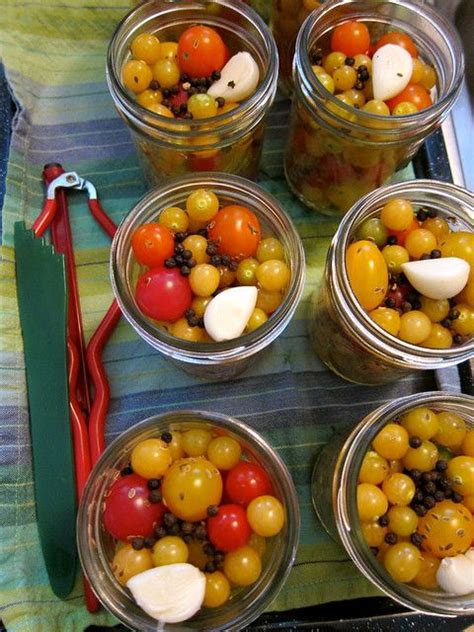 Putting Up Sweet Cherry Tomato Pickles Canning Tomatoes Recipes