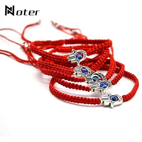 Aliexpress Buy Trendy Red Rope Fatima Hand Bracelet Vintage Evil