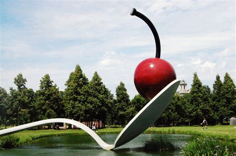 Frothwolm Minneapolis Spoon And Cherry Sculpture