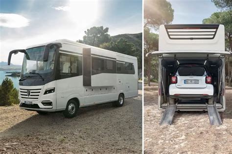Супер луксозен кемпер MORELO с гараж за автомобил на Camping ...