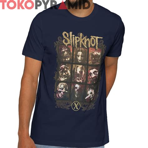 Rare Vintage 1999 2009 Slipknot Shirt 10 Year Anniversary TokoPyramid